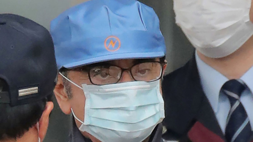 Carlos Ghosn wears cover as he leaves correctional facility on £6.8m safeguard