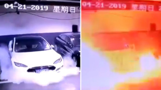 Tesla investigates video of Model S car exploding