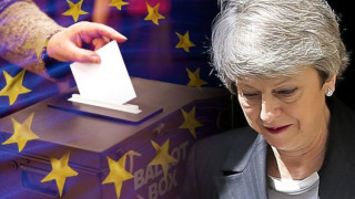Tories brace for HUMILIATION in EU elections today as May CLINGS ON despite Brexit revolt