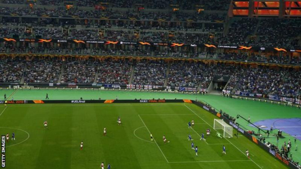 Europa League final in Baku: Far from the pitch and a long way from home - the surreal final