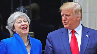Trump visit: President backtracks over NHS as he promises 'phenomenal' trade deal