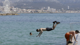 Montpellier melts under a 45C high as Europe hit by record heatwave