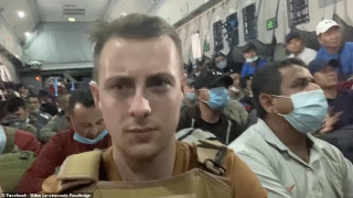 British 'danger tourist', 21, who went on holiday to Kabul is 'exhausted but relieved' after landing in Dubai aboard evacuation plane carrying hundreds of Afghans fleeing new Taliban rule