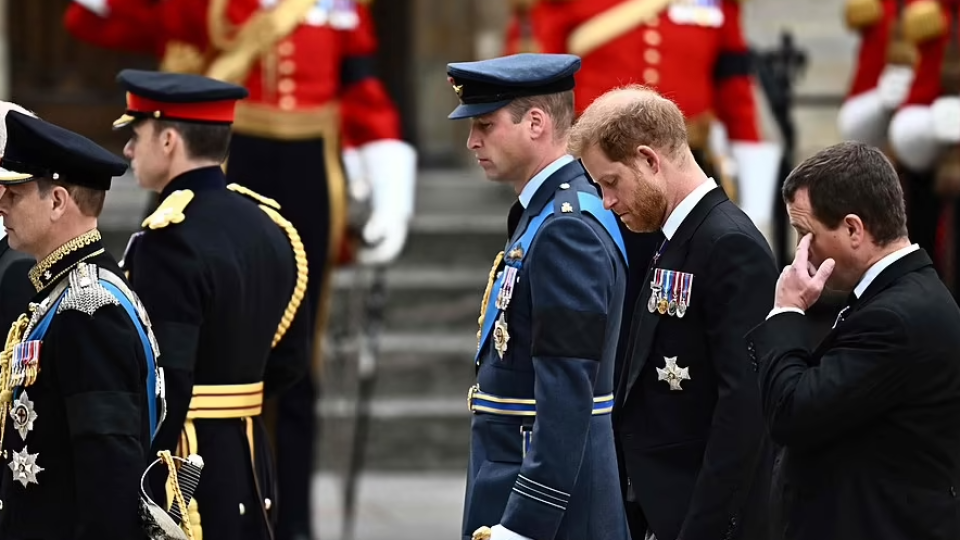 William and Harry Unite as They Grief for Their Grandmother The Queen